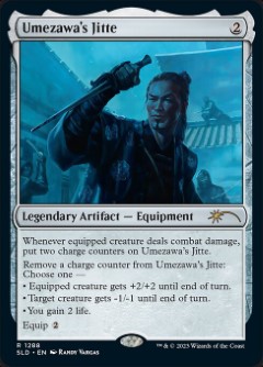 Umezawa's Jitte Secret Lair Drop - Randy Vargas Art